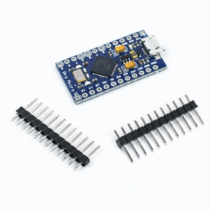 Pro Micro ATmega32U4 für Leonardo 5V 16MHz Entwicklungsbrett Mikrocontroller-Board mit Pin-Header kompatibel für Arduino