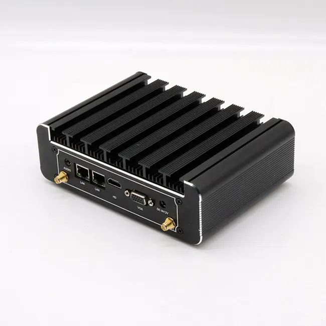 Mini Fanless Pc I3 I5 I7 8Gb ระบบแบร์โบน Htpc มินิเดสก์ท็อป