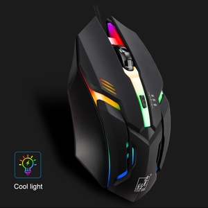 Ergonomico K2 USB LED retroilluminazione Mouse 1600DPI Gaming Hot cablato per Computer impermeabile per i giocatori per uso Desktop - Product Image 2