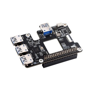 PCIe zu USB 3.2 Gen1 HAT für Raspberry Pi 5, PCIe zu USB HUB, 4x Hochgeschwindigkeits-USB-Anschlüsse, Treiber frei, Plug and Play,HAT Standard - Product Image 1