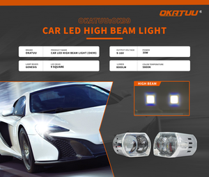 Single High Beam <strong>Light</strong> With Double Convex Lens Square <strong>Light</strong> Projector - Product Image 5