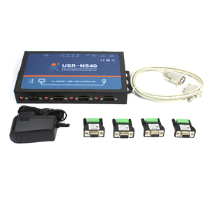 Four Serial Port USR-N540 Industrial Serial Server-<strong>RS232</strong>/<strong>RS485</strong>/RS422 to Ethernet Converter - Product Image 4