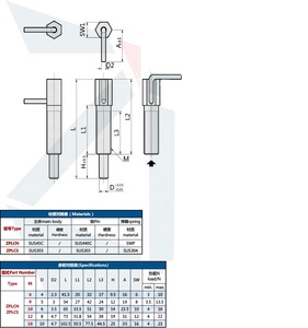 Blue Zinc Steel <strong>Spring</strong> <strong>Loaded</strong> Nut <strong>Pin</strong> L Handle <strong>Retracted</strong> Indexing Plunger