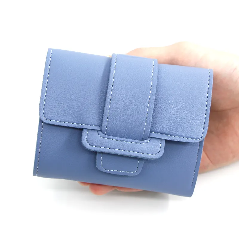 Wholesale Cheap Price Women Short Factory Purse Short Design Wallets Coin Purse