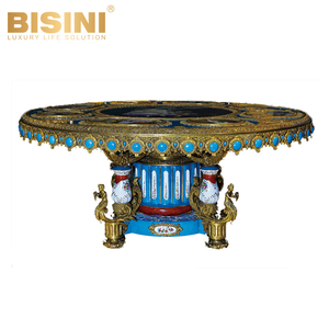 Mong muốn phong cách Baroque pháp Cung điện Hoàng gia handpainted Louis XIV cao quý con số chiwen bệ sứ vòng bàn ăn - Product Image 4