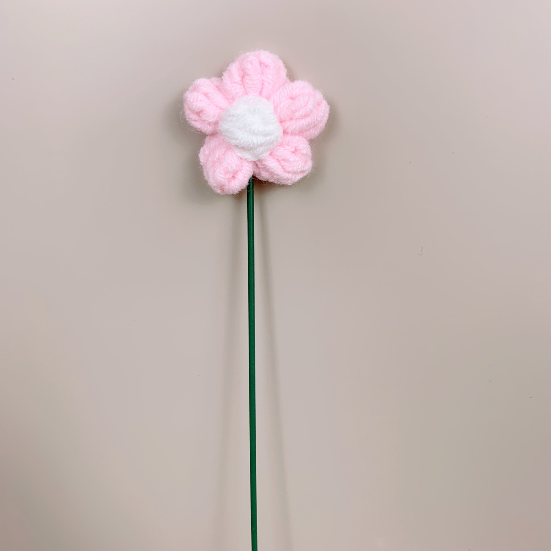 Coeur blanc rose