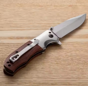 Willia Ngoài Trời Chiến Thuật Gấp Pocket Dao Lưỡi Thép Không Gỉ Gỗ Tùy Chỉnh OEM Hỗ Trợ Cho Cắm Trại Đi Bộ Đường Dài Tự Làm Lớp - Product Image 3