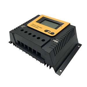 SunriseTek 50A PWM 12V 24V regulador automático del panel solar DC Sistema de carga de batería dual controlador de carga solar de la PVSC-50A - Product Image 5