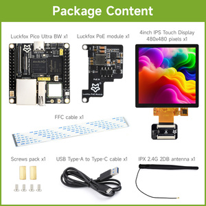 Luckfox Pico Ultra BW RV1106 Linux Micro Placa de desarrollo con pantalla táctil capacitiva IPS de 4 pulgadas 480x480 720x720 píxeles - Product Image 5