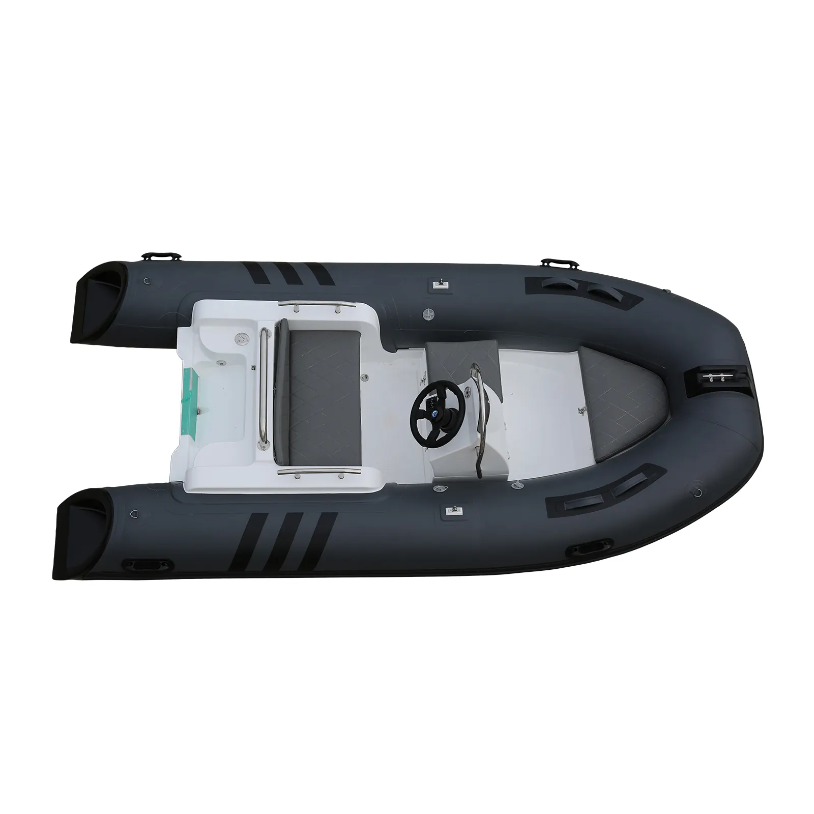 Personalizable hecho en China de fibra de vidrio Hull Floor Hovercraft Canoa y Ponton Pedal Patrol Inflable Boat