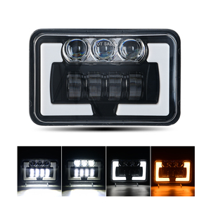 ไฟ LED สำหรับทำงานขนาด4*6ไฟ45W ลำแสงต่ำและแหวนนางฟ้าสุดเจ๋งโคมไฟทำงาน LED ขนาด7นิ้วไฟหน้าโปรเจคเตอร์อัตโนมัติ - Product Image 2