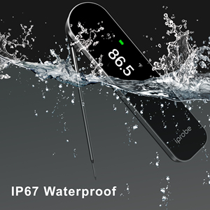 Iprobe Lightning IP-08 IP67 водонепроницаемый цифровой мгновенный считывание Мяса Термометр - Product Image 6