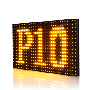 Profession elle P10 SMD Single Yellow Farbe LED Banner Bildschirm Nachricht Borad Programmier barer Text Moving Display Modul - Product Image 2