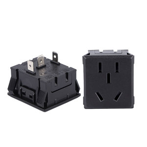 ปลั๊กไฟฟ้ากระแสสลับ250V เต้ารับไฟฟ้าสำหรับ5Pin 10A พร้อมเต้ารับ5ช่อง - Product Image 4