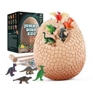 Toptan dev dinozor yumurtası kazma seti çocuklar eğitim hediye Mini dinozor kazı kazma seti oyuncaklar - Product Image 3