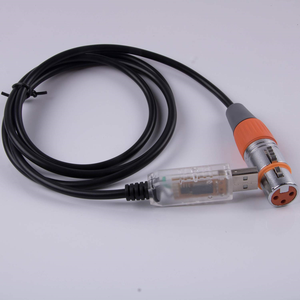 USB zu RS485 dmx-Kabel für Bühnenzubehörsteuerung XLR 3P weiblich USB RS485 Konverter FT232+SP485