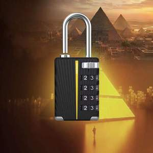 Großhandel individuelles 4-Zahl-Code Passwort Padlock Sicherheit Reisen Gepäckschutz Kombinationsschloss Mini-Taschenverschluss - Product Image 3