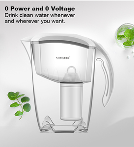 Nsf lọc nước <span class=keywords><strong>Pitcher</strong></span> Jug Công suất uống hộ gia đình nước uống với bộ lọc loại bỏ bộ lọc clo <span class=keywords><strong>Pitcher</strong></span> Jug - Product Image 2