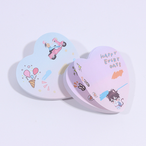 定制个性化设计印刷心形方形备忘录便签本便签本可贴 - Product Image 4