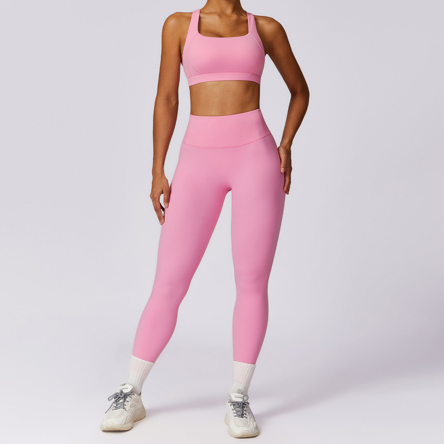 Sujetador rosa + pantalón