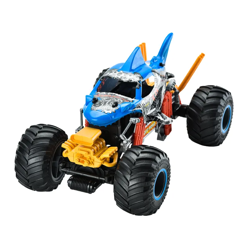 1:10 échelle télécommande 2.4G brouillard pulvérisation cascadeur voiture radio contrôle jouets Rc dérive voiture fumer requin monstre camion Cool pour cadeau