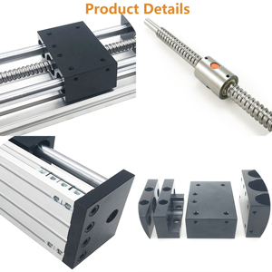 KH1610 50-600mm Precise Automation Manufacturer Heavy-duty <strong>Linear</strong> Motion <strong>Rails</strong> Guide Ball Screw <strong>Linear</strong> Module <strong>Slide</strong>