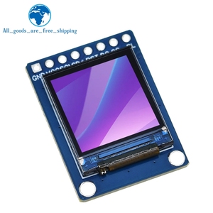 TZT 0,85 Zoll 0,85 "Farb-TFT-Anzeige modul HD IPS LCD-LED-Bildschirm 128 X128 SPI-Schnitts telle ST7735 Controller für Arduino - Product Image 5
