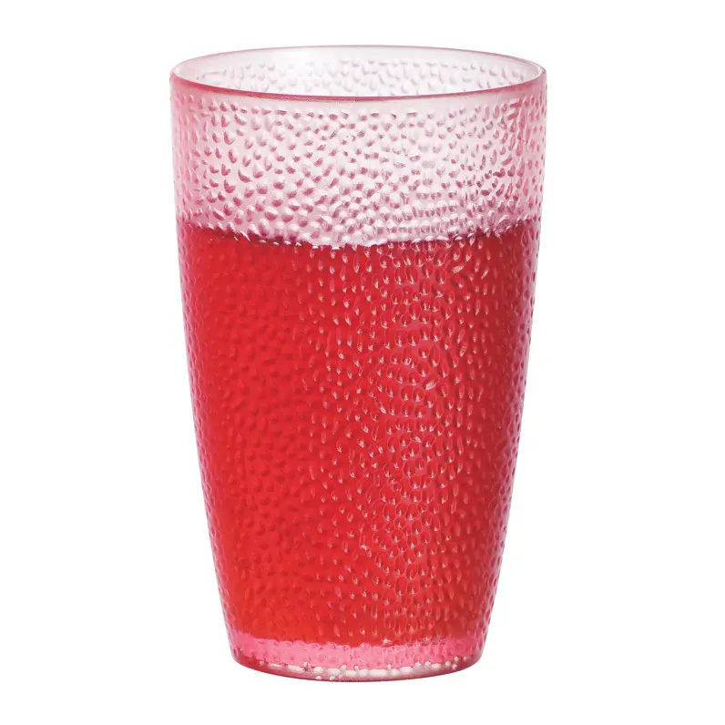 Canteen Glass Lemon Tea Juice Beverage Soft drinks Frosted Cup 480ml Plastic Frozen drink cups