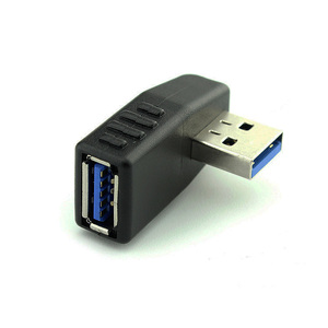 Wholesale Angle 90 Degree Left Right USB 3.0 <strong>Adapter</strong> Jack Type a Male to Female Coupler Gender Connector USB Changer Plug - Product Image 6