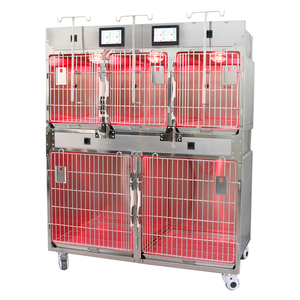 Cages pour animaux en acier inoxydable Longermay <span class=keywords><strong>Cage</strong></span> d'affichage pour animaux de compagnie en acier inoxydable vétérinaire - Product Image 4