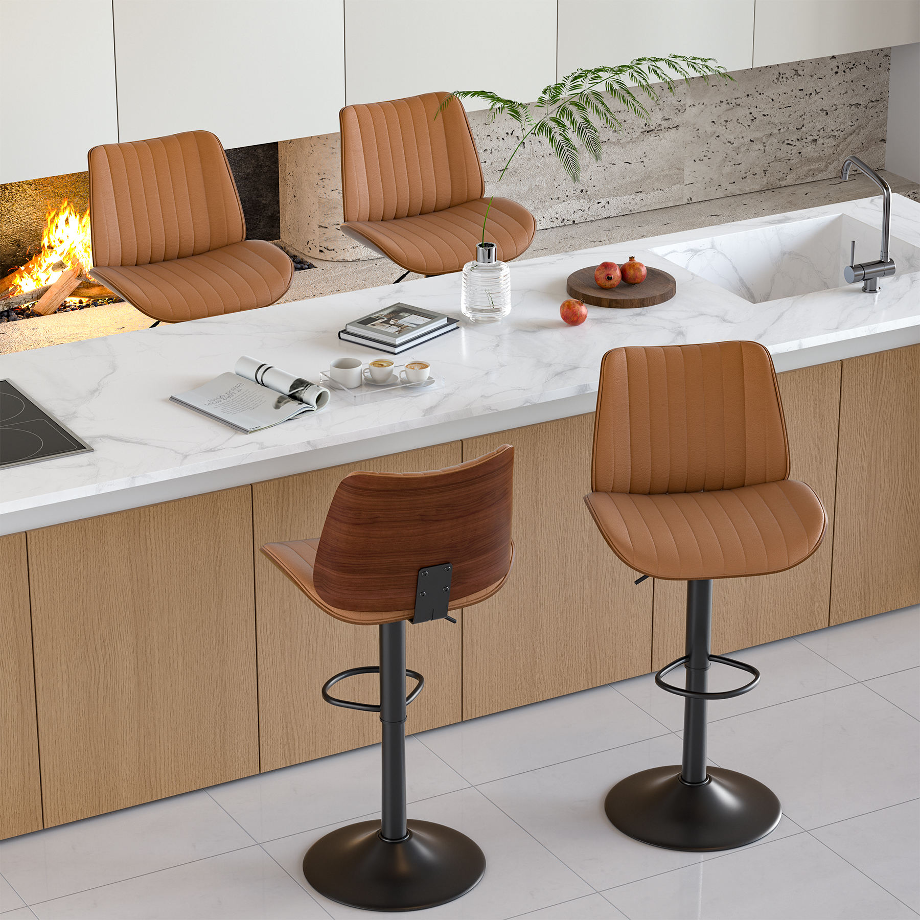 สีน้ำตาล