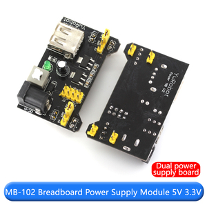 MB102 2-way 3.3V 5V MB-102 <strong>Breadboard</strong> Power Supply Module for <strong>Arduinos</strong> Board Solderless <strong>Breadboard</strong> DIY Starter Kit - Product Image 3