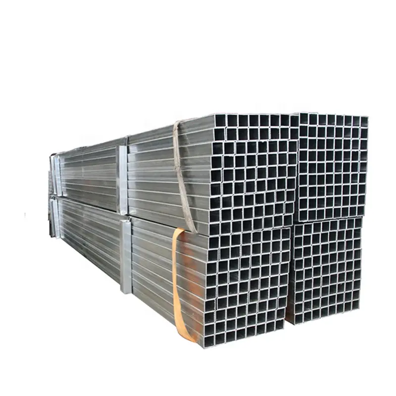 25 x 25 x 2 Galvanised Square Tube Gi Square Rectangular Pipe 1.5 Inch Steel Pipe Galvanized for Structure Application