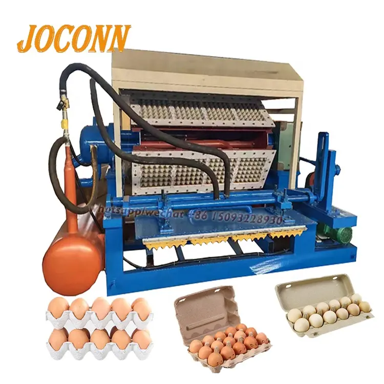 Küçük işletme yumurta kartonları makinesi/geri dönüşüm atık kağıt yumurta sandık kutusu yapma yumurta tepsi yapma makinesi/yumurta karton yapma makinesi