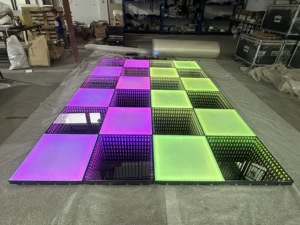 3D Infinity etkisi ile 60cm LED manyetik dans kat IP65 sürükleyici dinamik alan büyüleyici görsel deneyim - Product Image 5