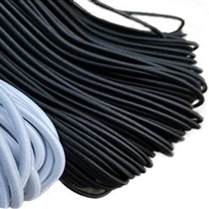 Hot Sale <strong>Elastic</strong> Cord Custom 1/4 2.5Mm 3Mm 4Mm 5Mm <strong>6Mm</strong> 7Mm 8Mm Soft <strong>Elastic</strong> Round Webbing Bulk Cord <strong>Elastic</strong> - Product Image 6