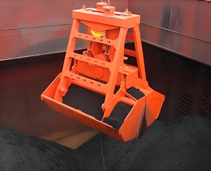 20m&sup3; Electric Remote Control Clamshell <strong>Grab</strong> for Coal Processing Double Rope <strong>Grab</strong> with Gear and Pump Core Components - Product Image 5