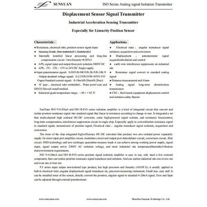 Hochwertiger 0-10V 4-20mA isolierter analoger Signal wandler Aus gezeichneter Conditioner-Sensor für die SPS-Programmierung - Product Image 2