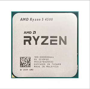 Para AMD R5 5600X 5600G 5600 5500 procesador para computadora de escritorio CPU procesador 65W L3 = 32M 6 núcleos 16 hilos Socket AM4 CPU - Product Image 1