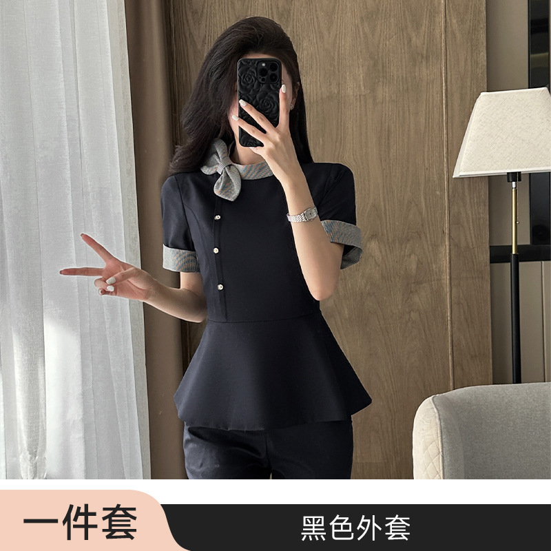 black suit