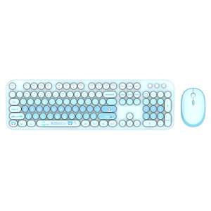<strong>Customized</strong> Full-size 104 <strong>Keys</strong> 2.4G Silent Colorful Pink Wireless <strong>Keyboard</strong> Mouse Set Office PC <strong>Computer</strong> Typewriter Cute <strong>Keyboard</strong> - Product Image 3