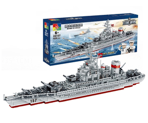 Plastic <strong>Toy</strong> <strong>Battleship</strong> Model Building Block <strong>Toy</strong> - Product Image 5