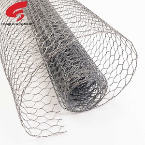 Zincato PVC rivestito esagonale rete metallica di pollo recinzione rotolo per pollame azienda agricola rete