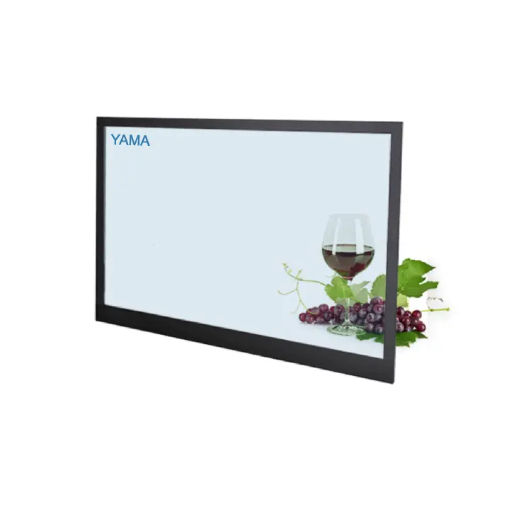 Transparent lcd display bildschirm 10.4 zoll zu 86 zoll transparent lcd panel für werbung