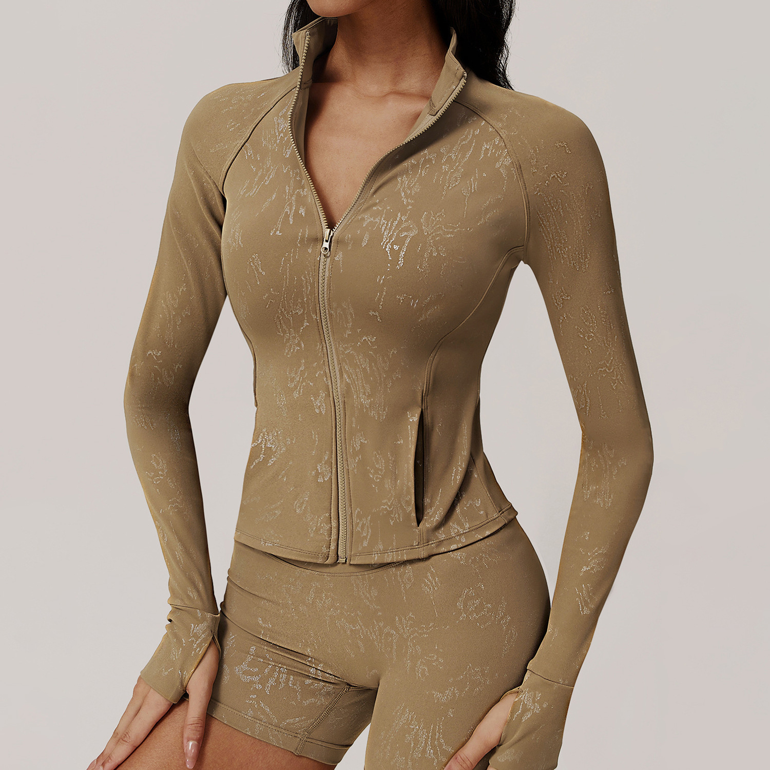 Vestes marron moka