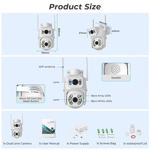 American Dynamics Cctv Ip Camera <strong>Scan</strong> Qr <strong>Code</strong> View Wifi 8Mp 4K Fisheye Circuit Qc Pass Full Hd <strong>App</strong> Enabled 360 Degree - Product Image 6