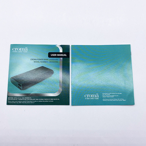 定制艺术纸传单小册子印刷用户指南小册子电子产品说明书 - Product Image 2