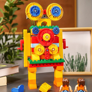 Bloques de construcción educativos Wange, diferentes niveles de dificultad, ladrillos DIY para niños, juguetes creativos hechos a mano, conexión de engranaje Variable - Product Image 4