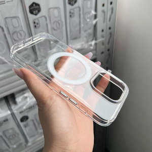 Yüksek kalite sert temizle Pc manyetik telefon Iphone için kılıf 16 kablosuz şarj iç darbeye telefon Iphone için kılıf 16 Pro Max - Product Image 6