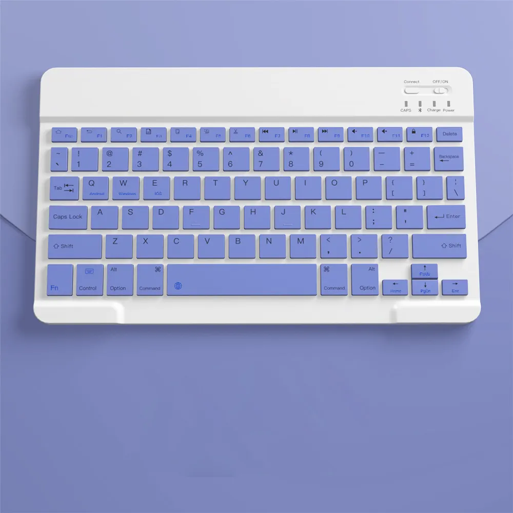 Fabrika fiyat 9 inç kablosuz bluetooth klavye arapça klavye bluetooth kablosuz klavye için yüzey pro 4 ipad arapça